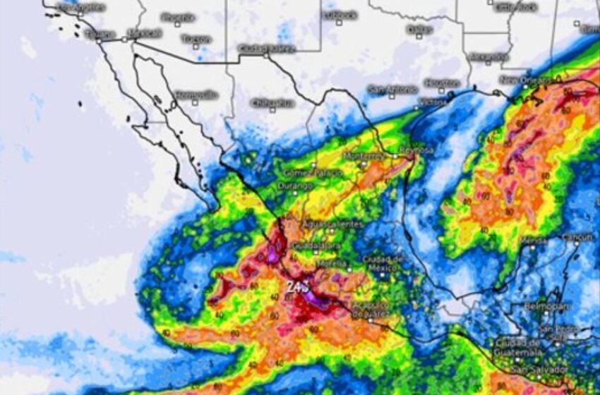 Huracán ‘Lidia’ se intensifica a categoría 3: provocará lluvias en 10 estados