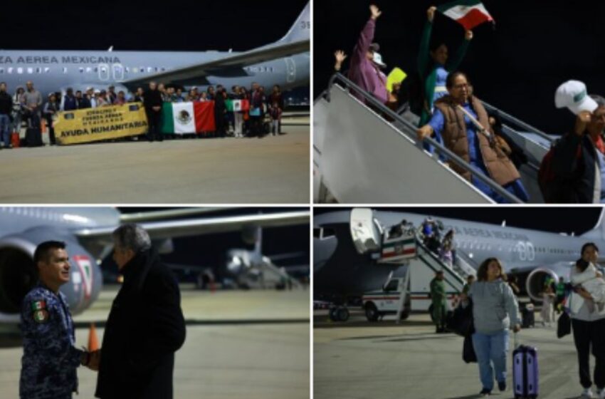 Culmina evacuación de mexicanos en Israel; 721 connacionales fueron repatriados