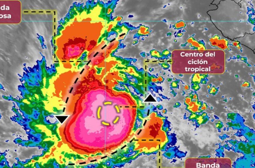 Lluvias fuertes en seis estados por tormenta tropical «Lidia»