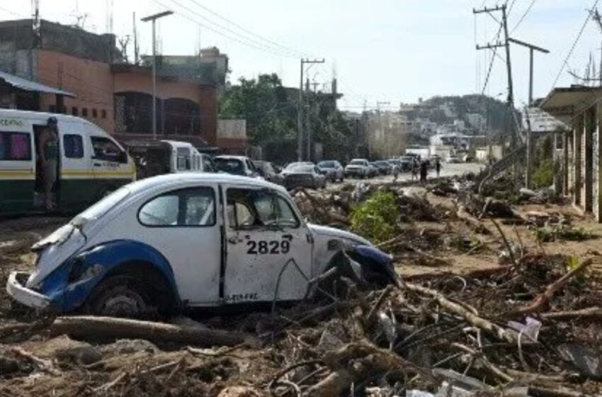 Declaran desastre en 47 municipios en Guerrero tras paso del Huracán Otis