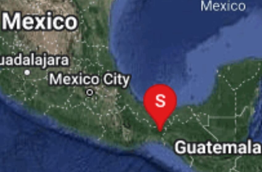 Se registran sismos magnitud mayor de 5 en Oaxaca y Chiapas