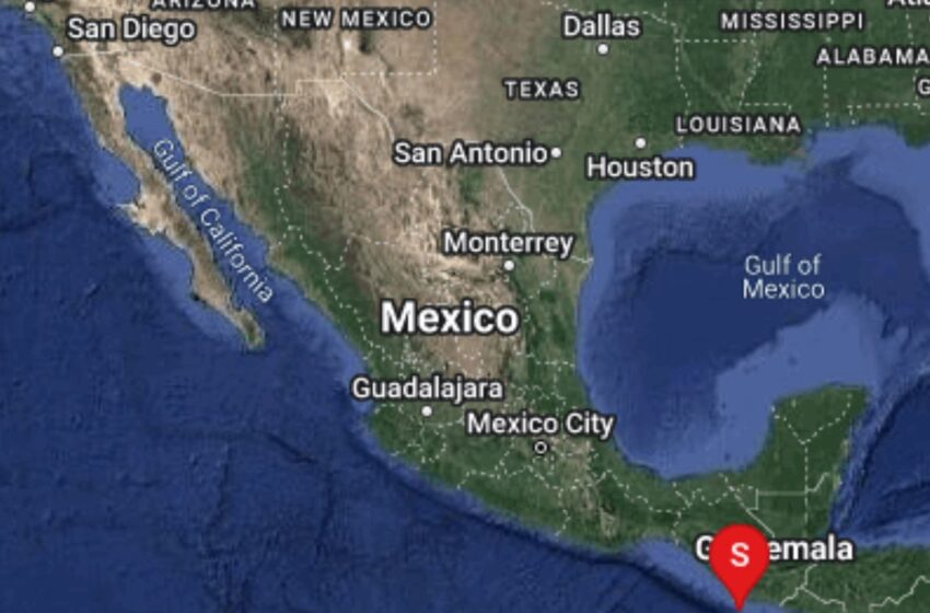 Se registran tres sismos en Chiapas