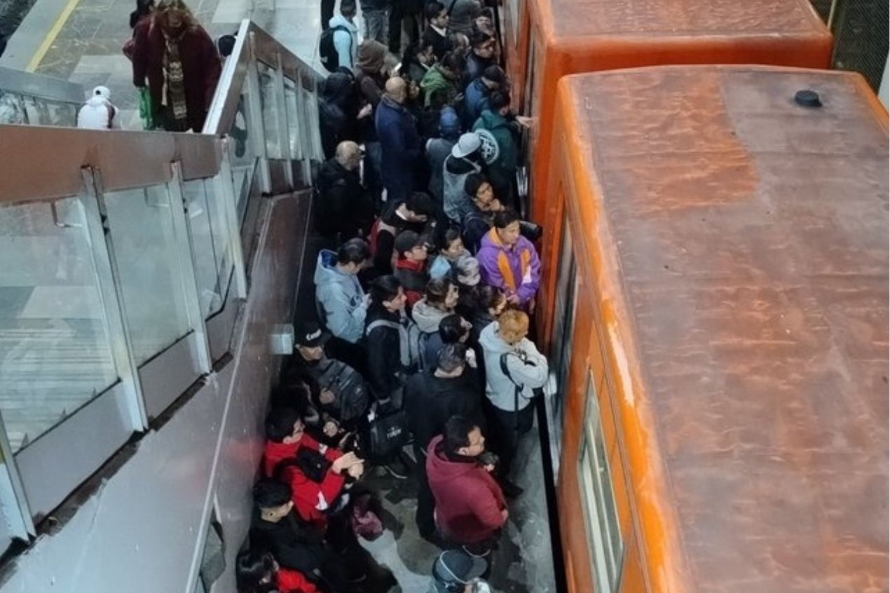 Metro CDMX: Reportan aglomeraciones y retrasos en 4 líneas de la red
