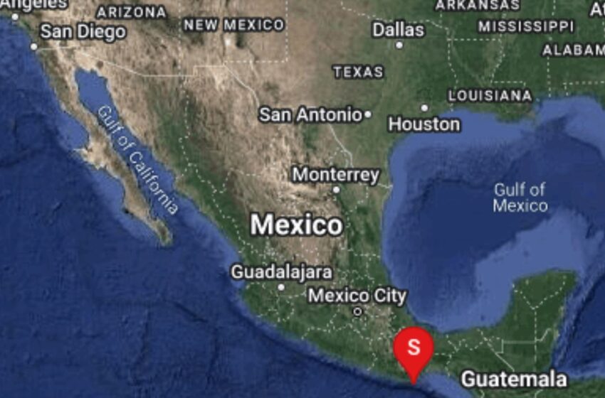 Reportan sismo de magnitud 5.0 en Oaxaca