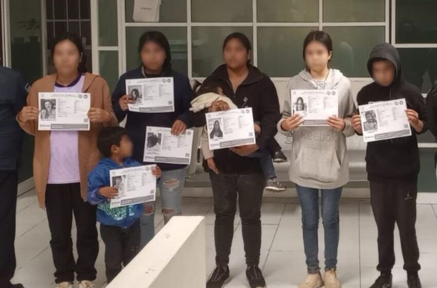 Localizan a 3 mujeres y 4 menores desaparecidos tras enfrentamiento en Texcaltitlán