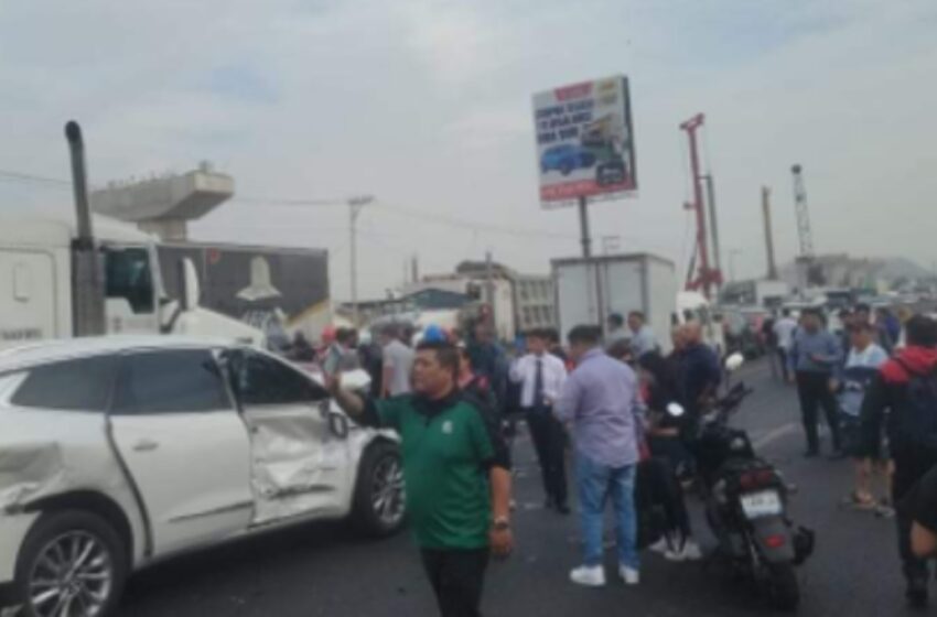 Autopista México-Puebla: choque deja lesionados y afectaciones viales