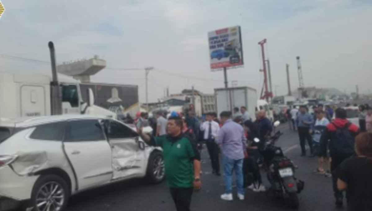 Autopista México-Puebla: choque deja lesionados y afectaciones viales