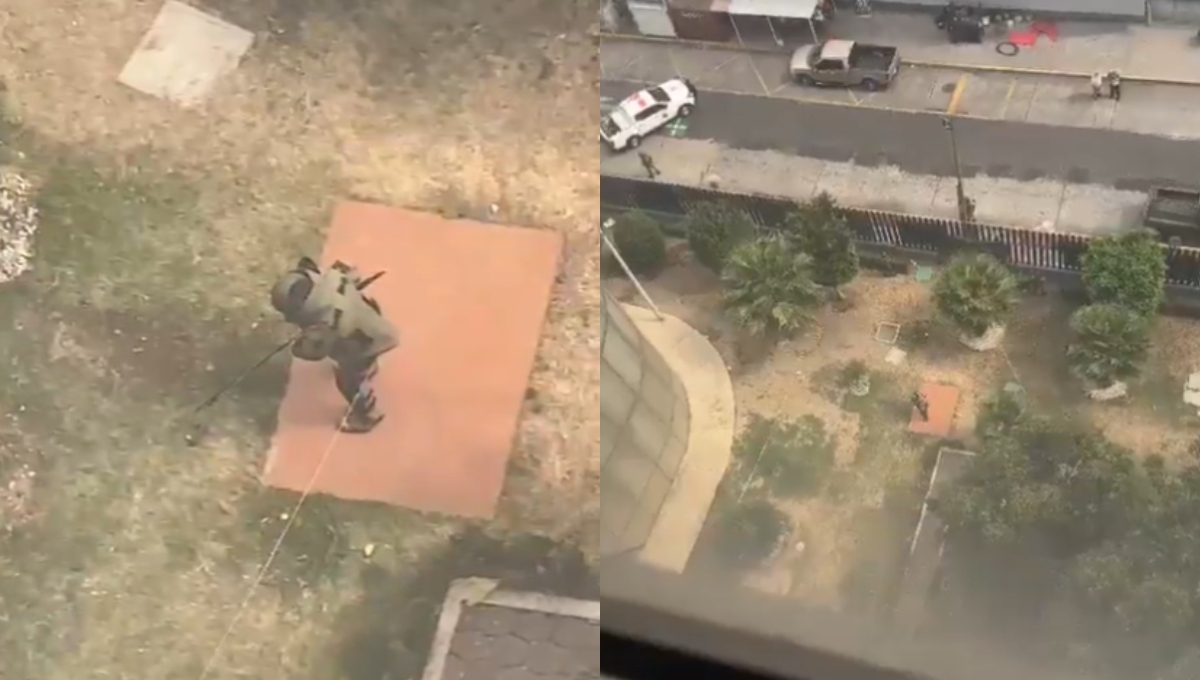 Evacuan Torre de Pemex por hallazgo de presunta granada