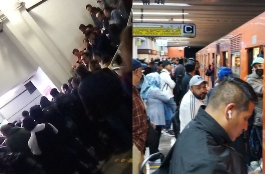 Reportan retrasos y saturación en las líneas 7, 9 y 12 del Metro de la CDMX