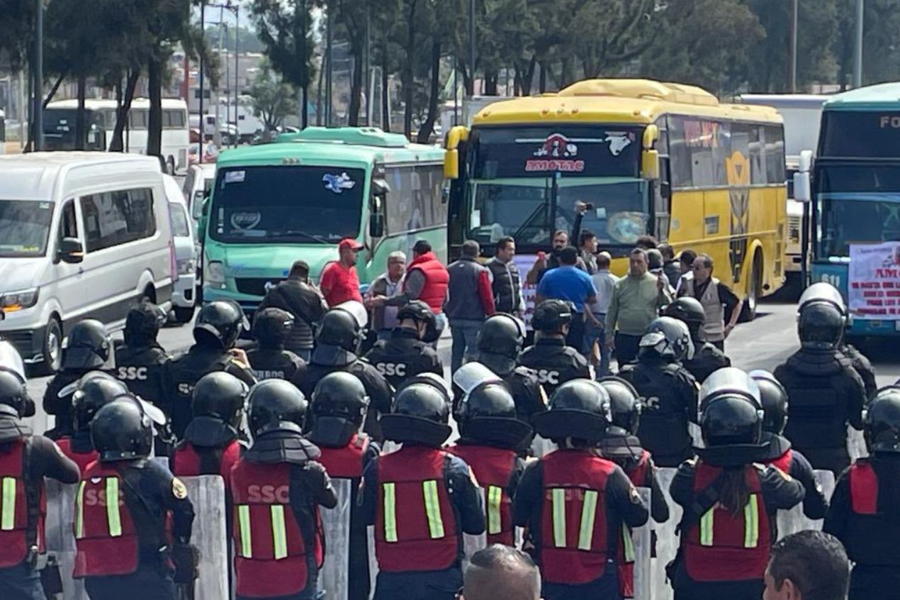 Paro Nacional de Transportistas afecta la México-Cuernavaca y otras carreteras
