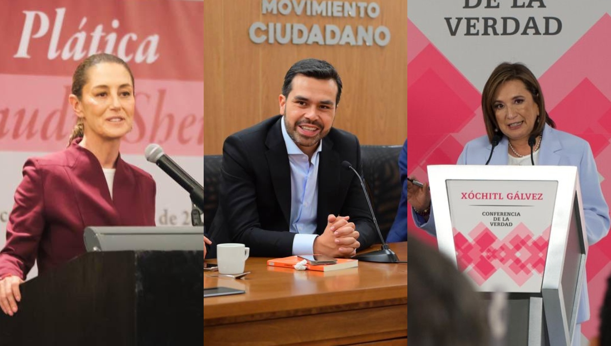 Elecciones 2024: ¿dónde arrancan campaña Xóchitl Gálvez, Claudia Sheinbaum y Álvarez Máynez?