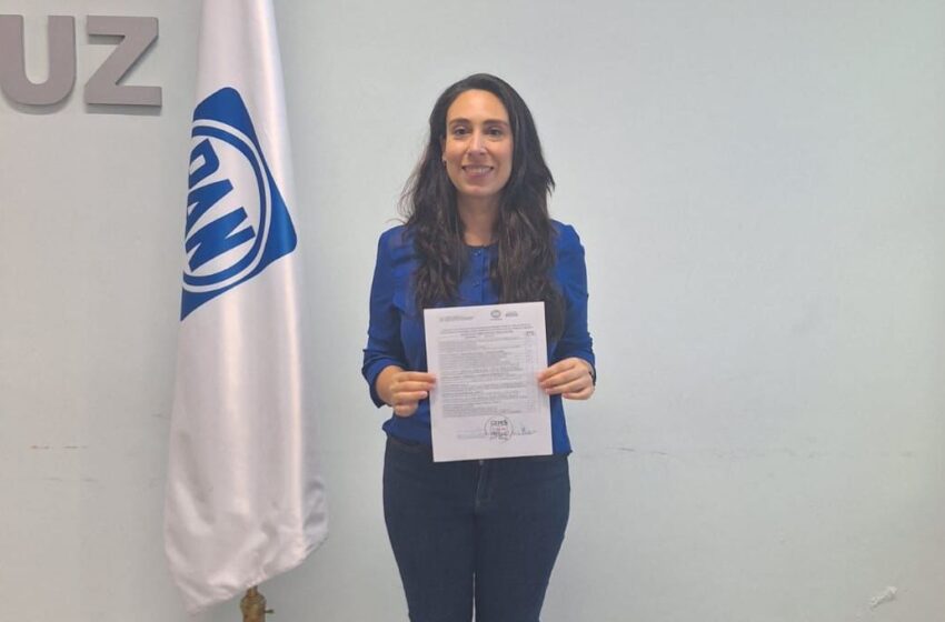 Mariana Ríos se registra como candidata a diputada local por Córdoba, Veracruz