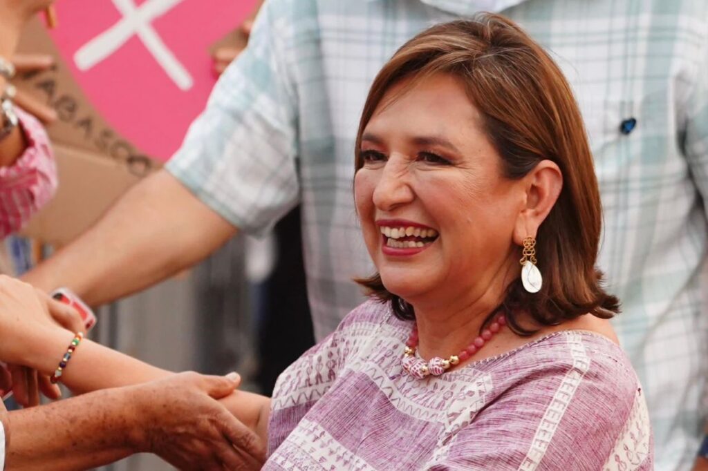 Xóchitl Gálvez, candidata presidencial por la coalición Fuerza y Corazón por México. 
