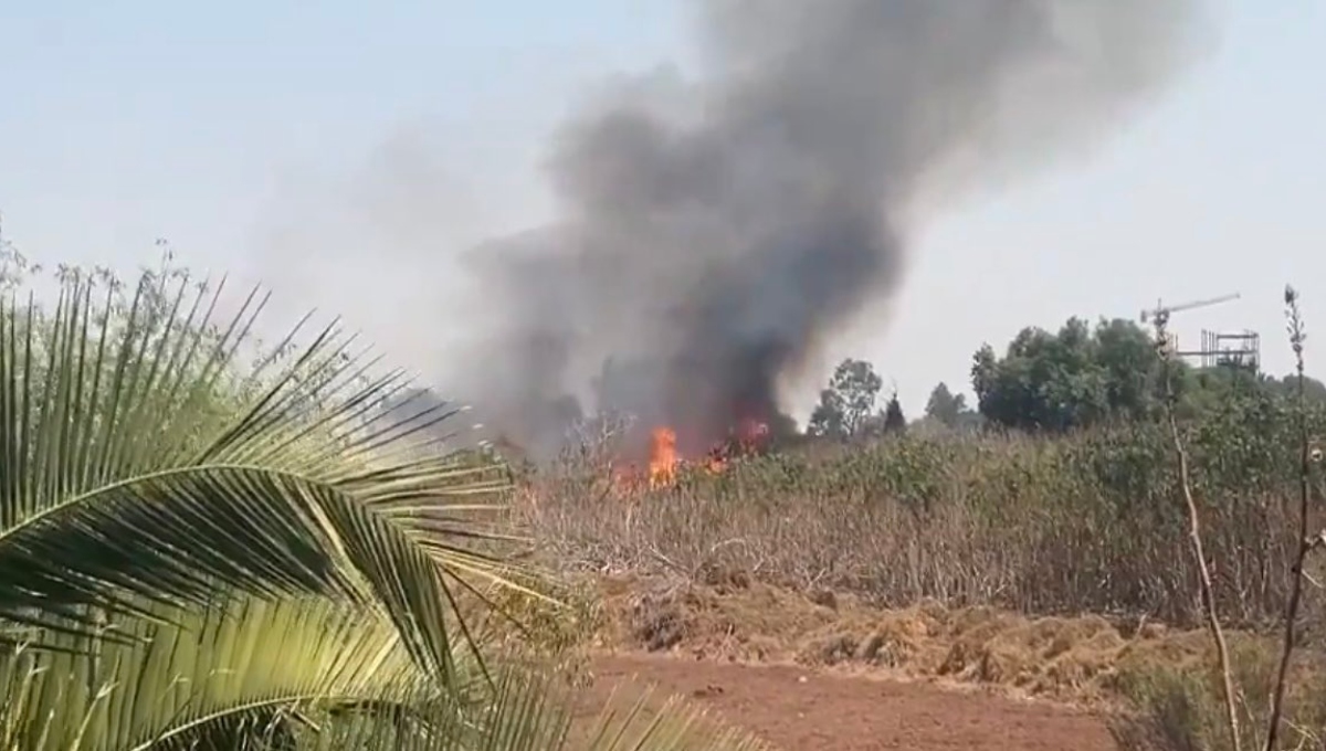 Se reactiva incendio en el Vaso Regulador El Cristo: más de 30 hectáreas consumidas