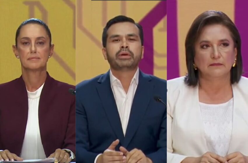 Primer debate presidencial: resumen y propuestas de Sheinbaum, Gálvez y Álvarez Máynez