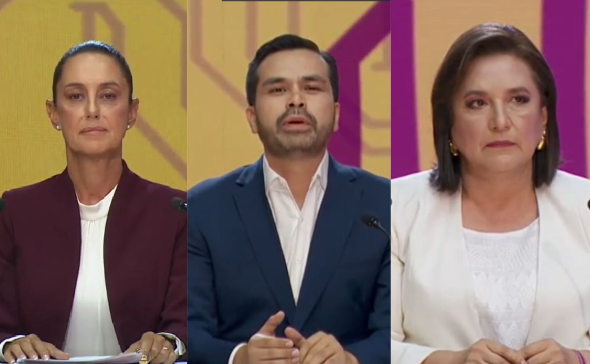 Primer debate presidencial: resumen y propuestas de Sheinbaum, Gálvez y Álvarez Máynez