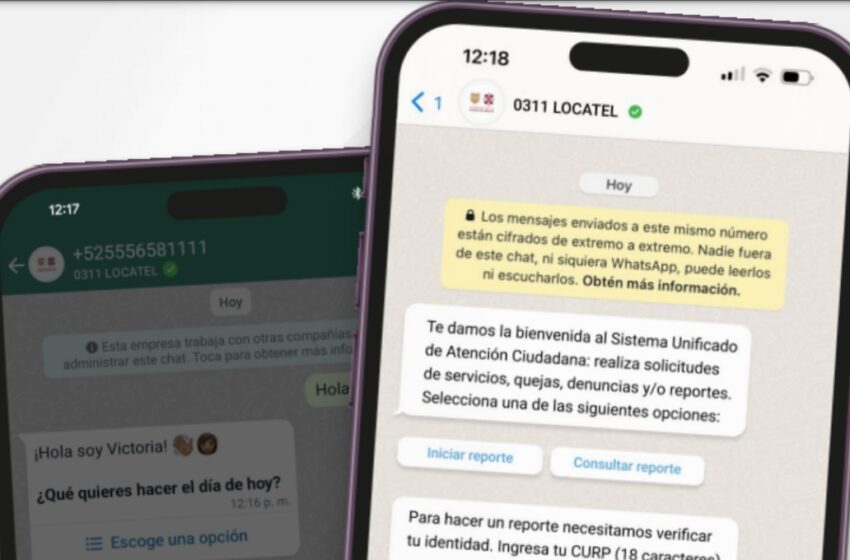 CDMX presenta su Chatbot para realizar trámites vía Whatsapp