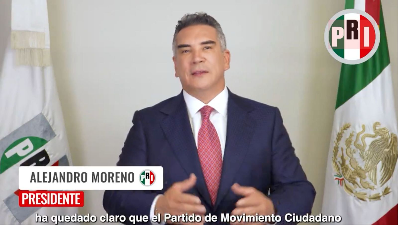 ‘Alito’ Moreno renunciaría a dirigencia del PRI si Máynez declina