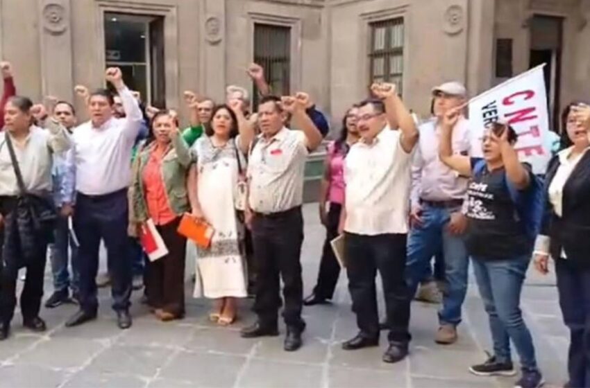 CNTE advierte paro nacional a partir del 15 de mayo