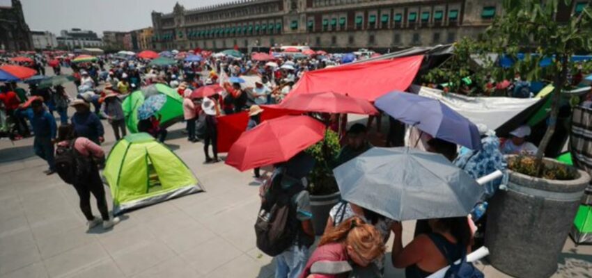 Plantón CNTE