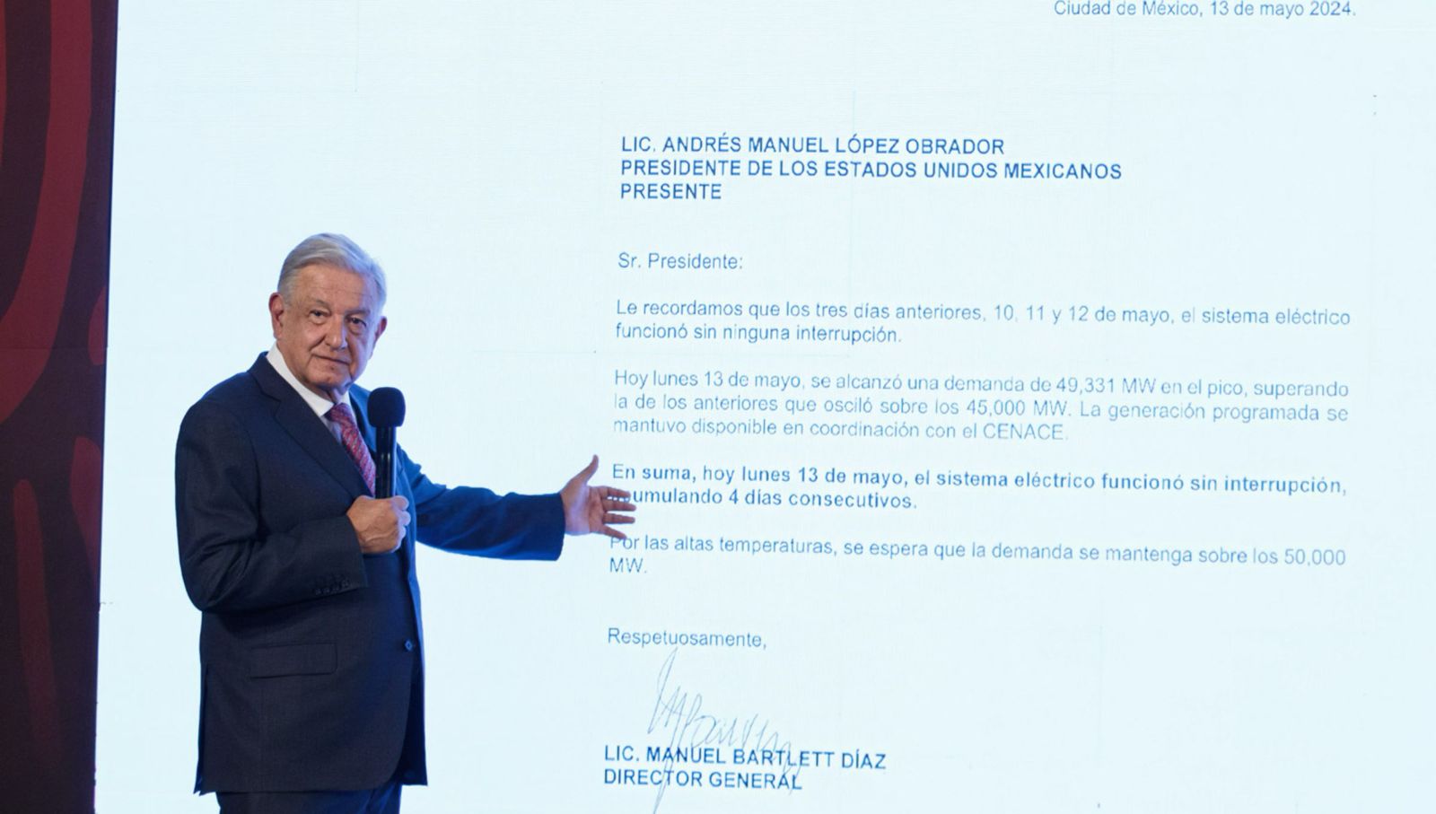 AMLO asegura no habrá apagones durante jornada electoral