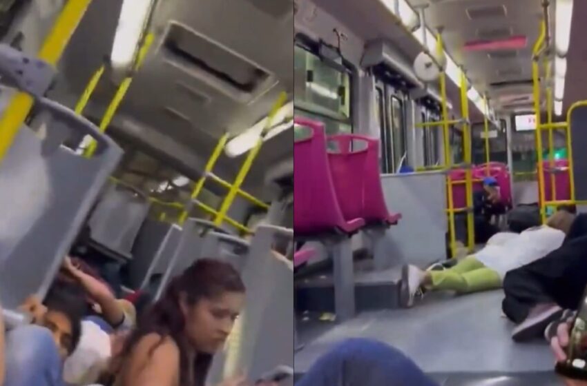 Pasajeros graban balacera en estación de Metrobús en Azcapotzalco; hay una persona herida