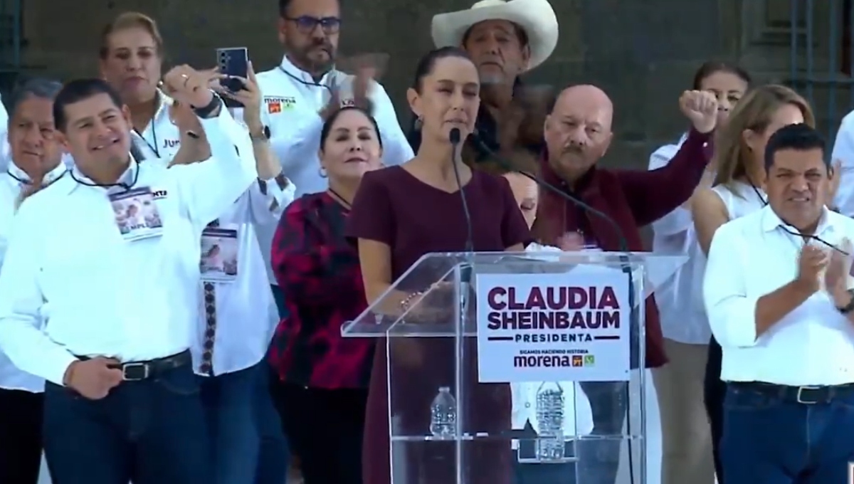 Claudia Sheinbaum cierra campaña presidencial con mitin en el Zócalo de la CDMX