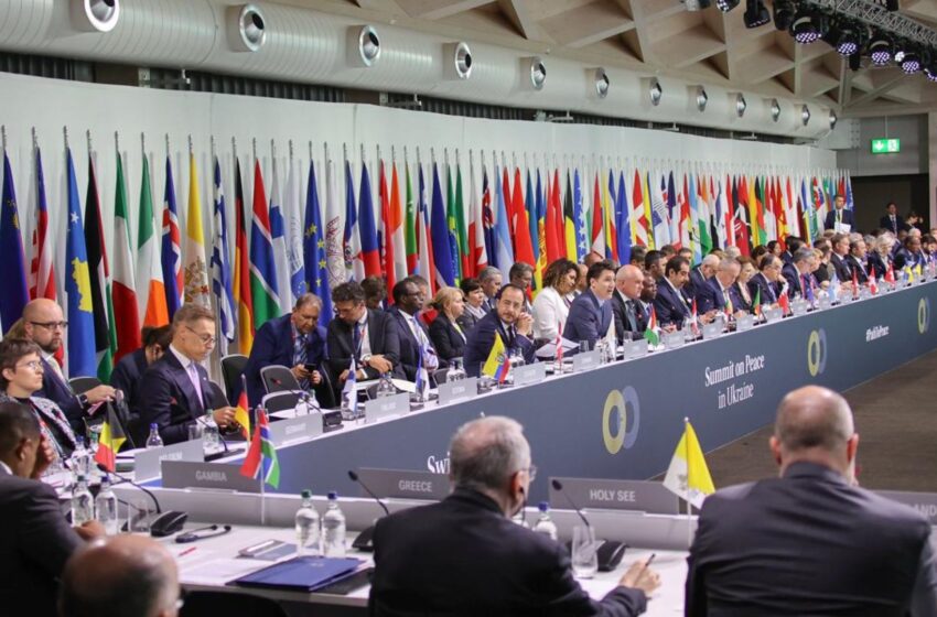 México está entre los 13 que no firman Cumbre de Paz en Ucrania; cierra con declaración de 84 países