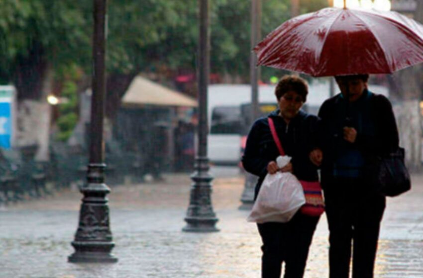 Con lluvias y frío, el clima hoy 26 de junio