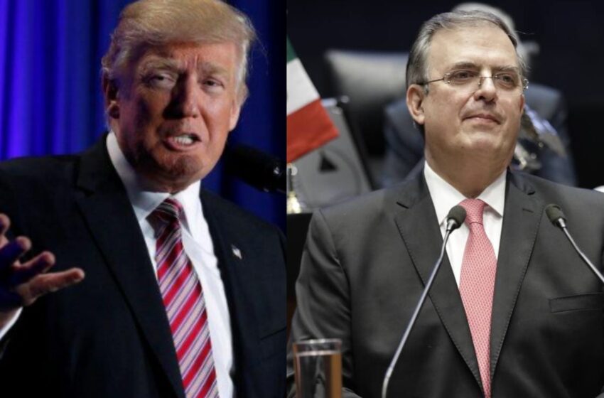 ¿Donald Trump insulta a Marcelo Ebrard?
