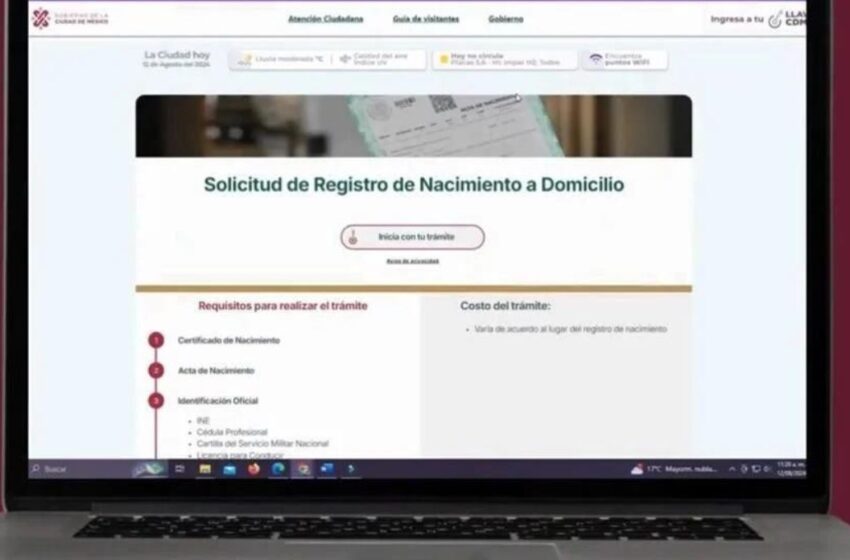 Registro Civil CDMX: así puedes hacer tus trámites sin salir de casa