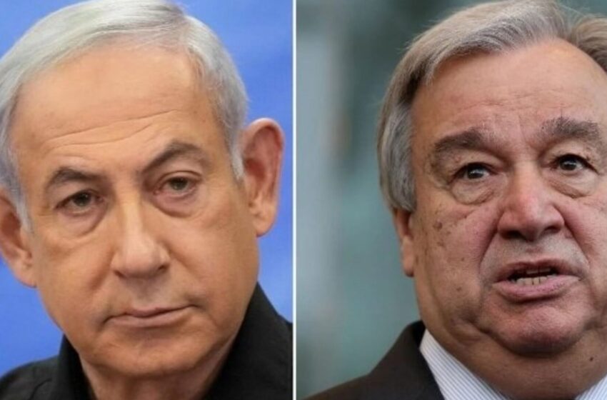 Israel declara “persona non grata” al secretario general de la ONU, António Guterres