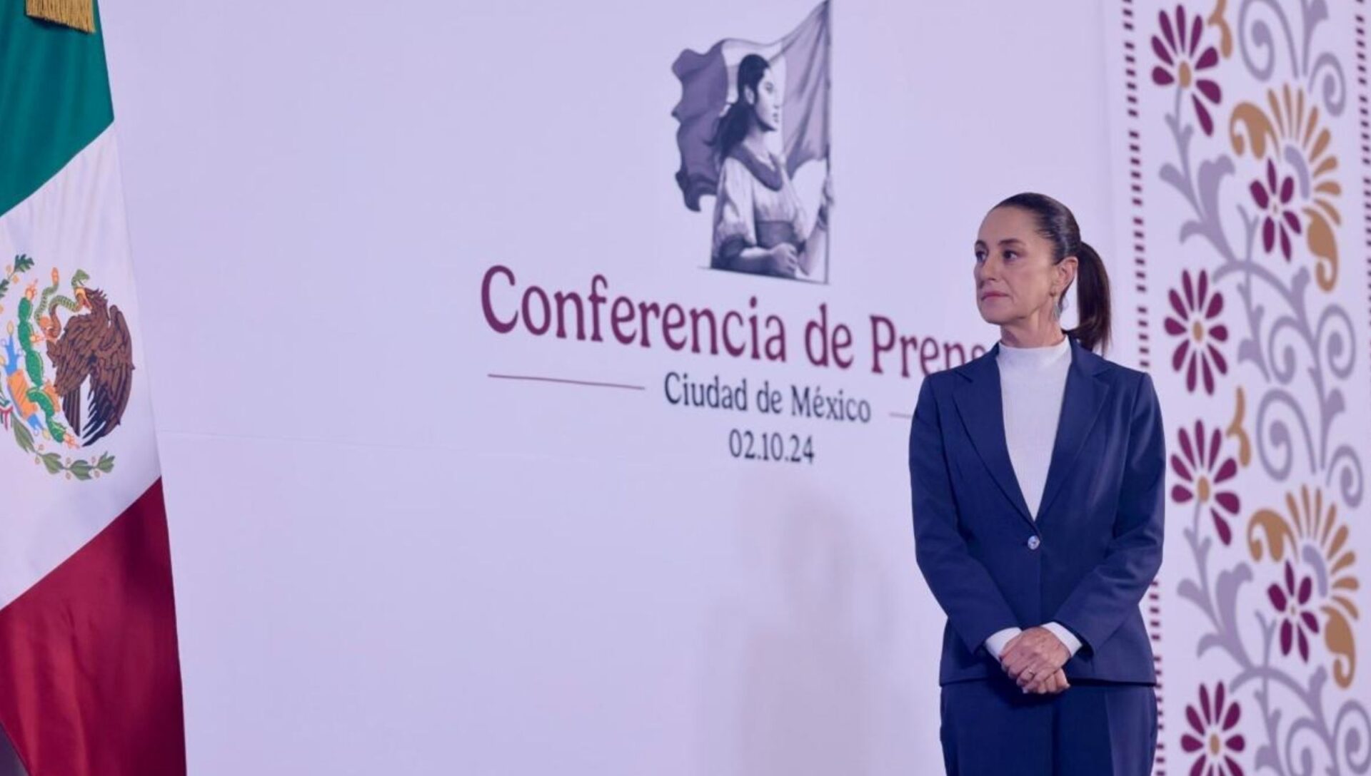 Sheinbaum ofrece su primera conferencia mañanera; anuncia disculpa pública por el 2 de octubre del 68