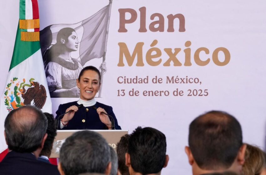 Sheinbaum presenta Plan México, para fortalecer el desarrollo económico