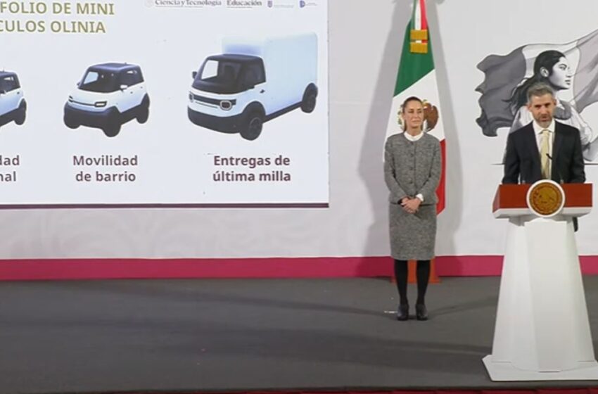 Anuncian creación de Olinia, primera armadora mexicana de vehículos eléctricos