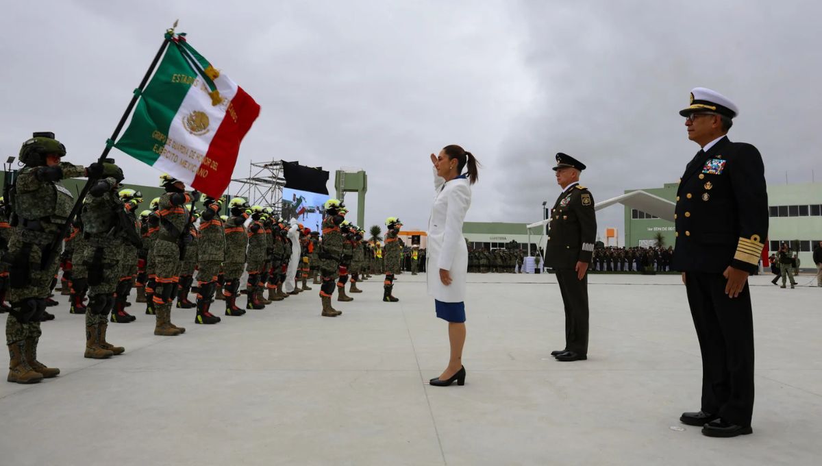 Sheinbaum conmemora Día del Ejército Mexicano; anuncia aumento salarial a militares