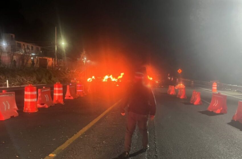Accidente en la autopista México-Cuernavaca provoca caos vial 