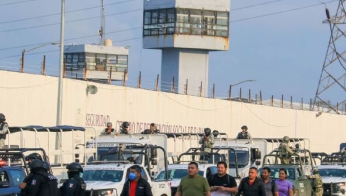 Reportan 7 reos muertos tras motín en penal de Tabasco