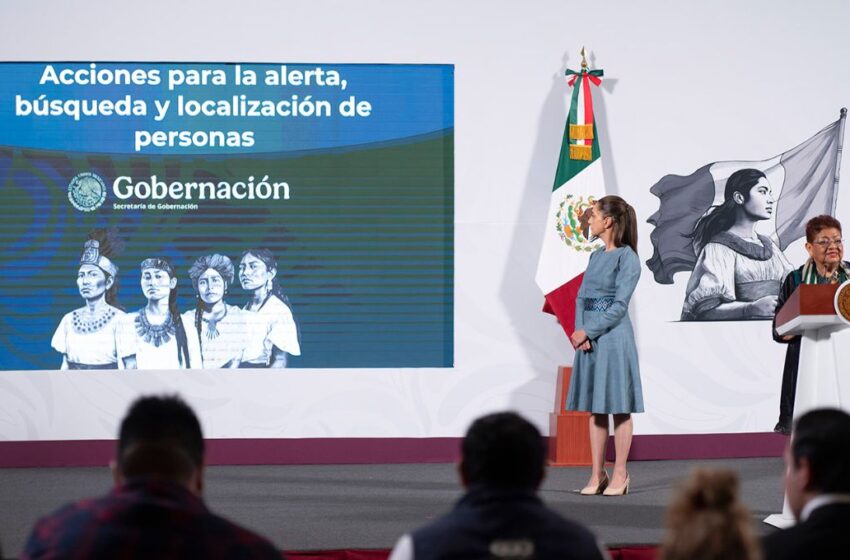 Anuncian Plataforma Única de Identidad para atender las desapariciones en México