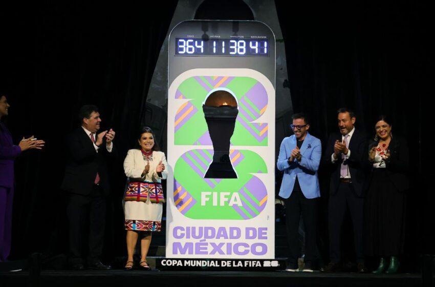 CDMX presenta reloj de cuenta regresiva para el Mundial 2026