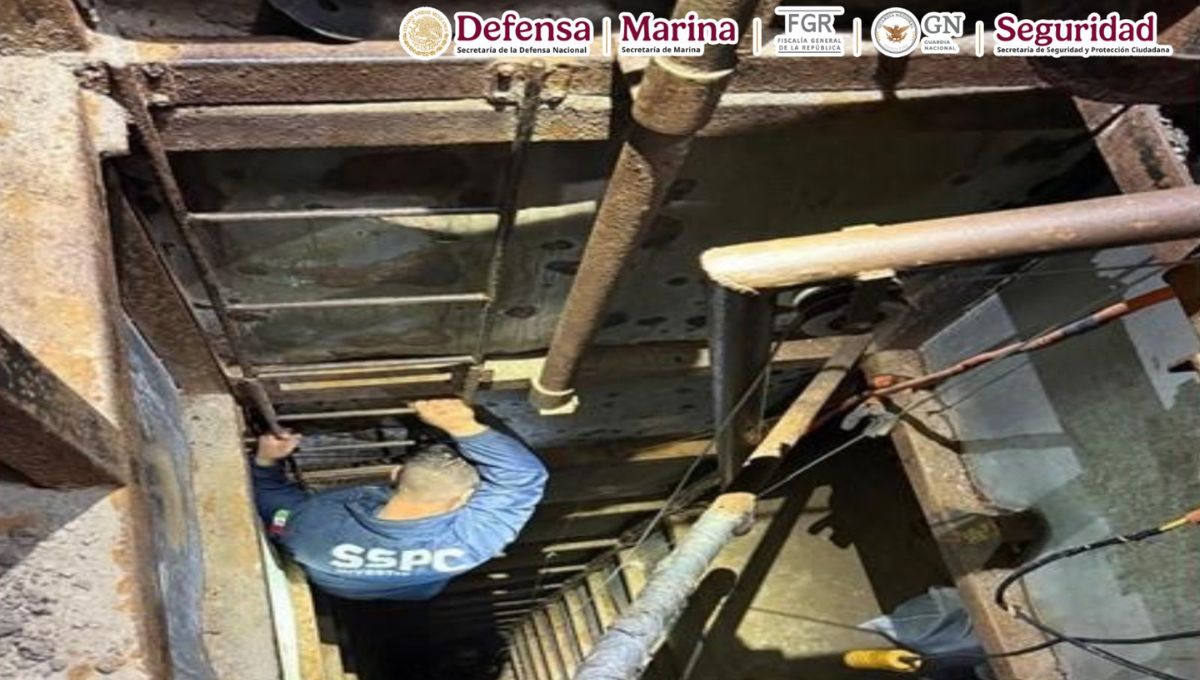 Hallan narcotúnel en Tijuana que conectaba con San Diego