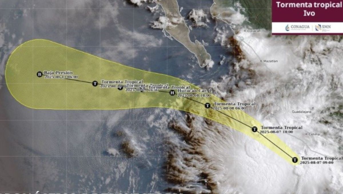 Tormenta tropical Ivo trae lluvias intensas y fuertes en estados del occidente y sur mexicano