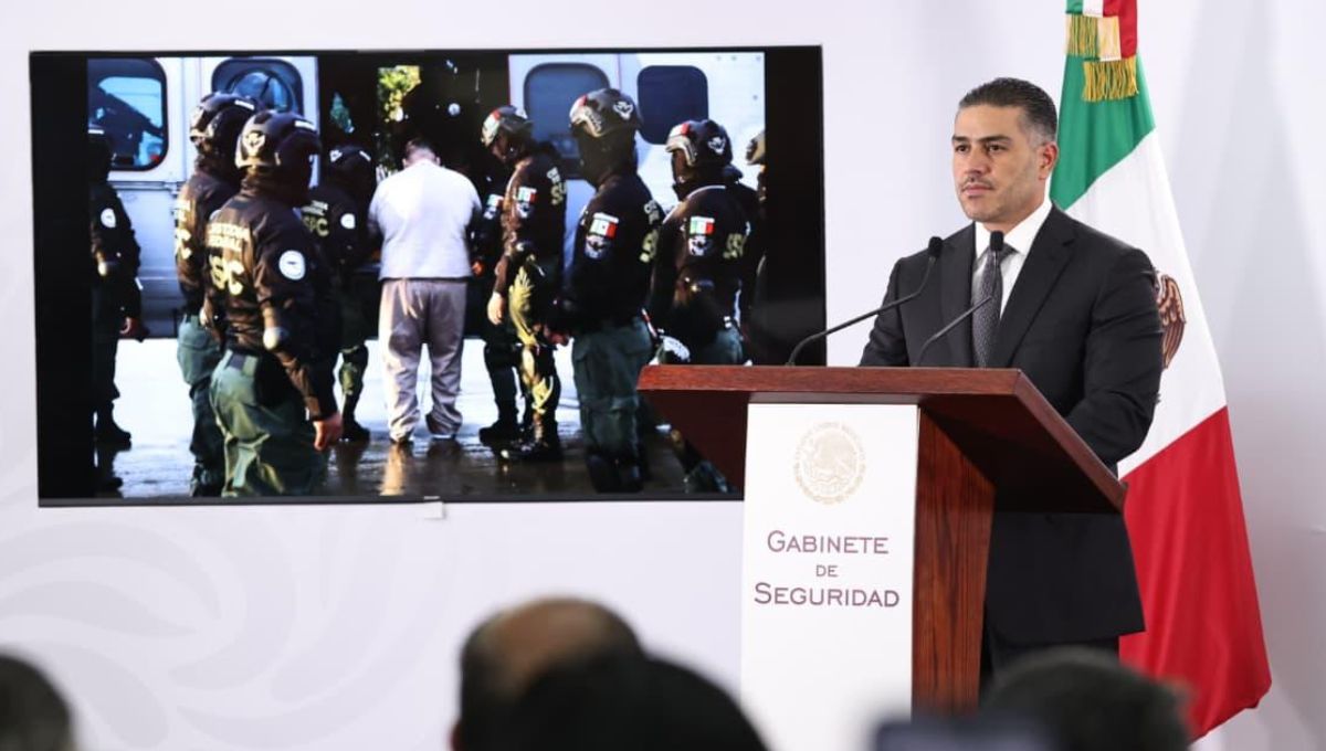García Harfuch explica traslado de 26 presos a Estados Unidos
