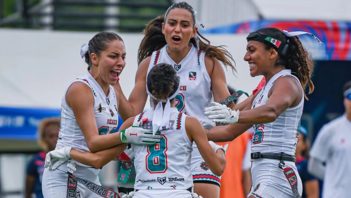 Mexicanas bicampeonas del mundo en Flag Football