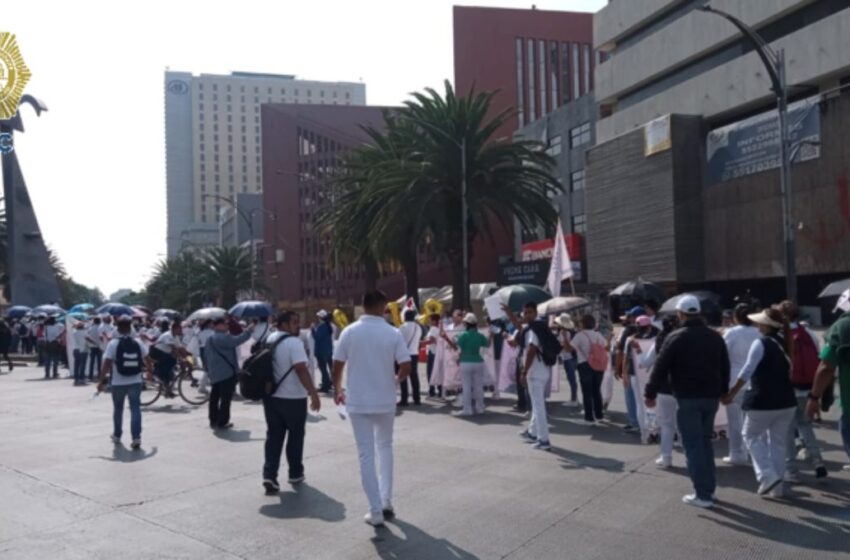 Marchas y bloqueos hoy en CDMX: trabajadores del IMSS y otras concentraciones
