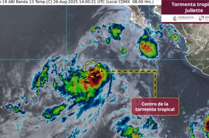 Tormenta tropical Juliette se forma en el Pacífico: dónde está y hacia dónde se dirige