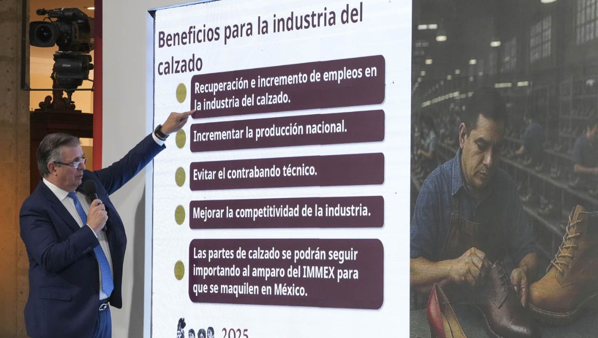 México suspende la importación temporal de calzado terminado