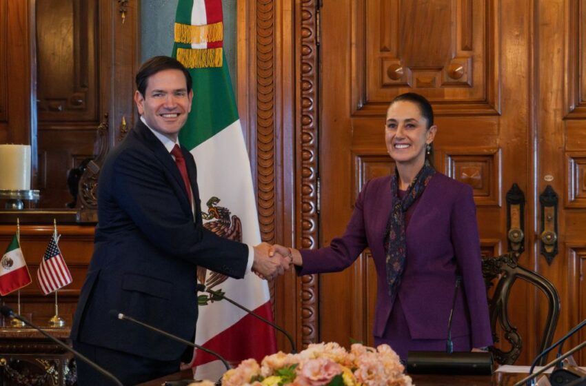 Claudia Sheinbaum y Marco Rubio acuerdan cooperación en seguridad y migración