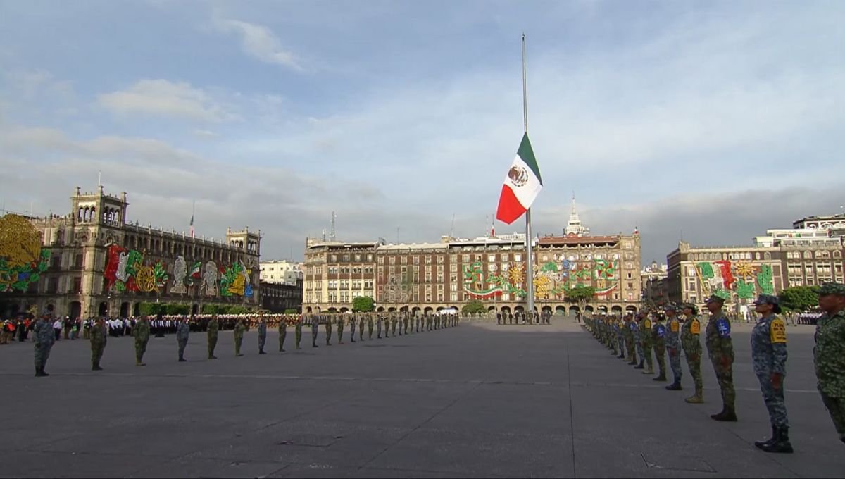 Izan bandera a media asta por víctimas de los sismos del 19 de septiembre de 1985 y 2017