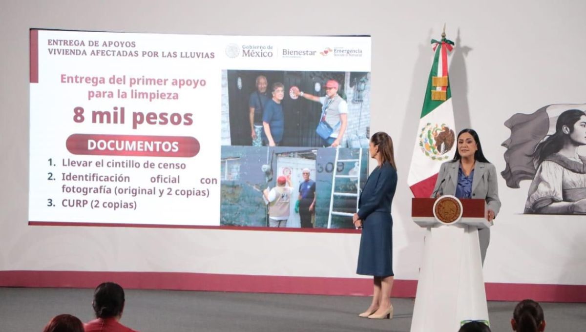 Afectados por lluvias en CDMX y Edomex recibirán apoyo de 8 mil pesos